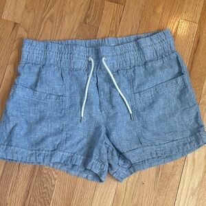 Athleta High Waist Linen Shorts